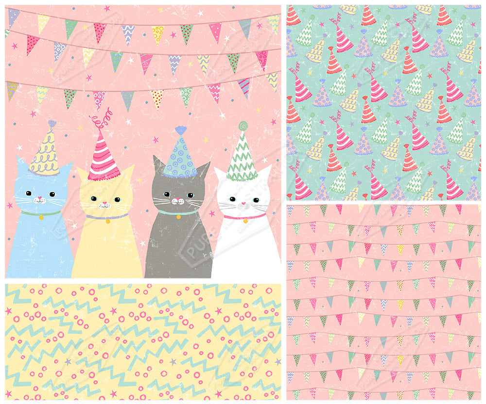 00025609SSN- Sian Summerhayes is represented by Pure Art Licensing Agency - Birthday Greeting Card Design