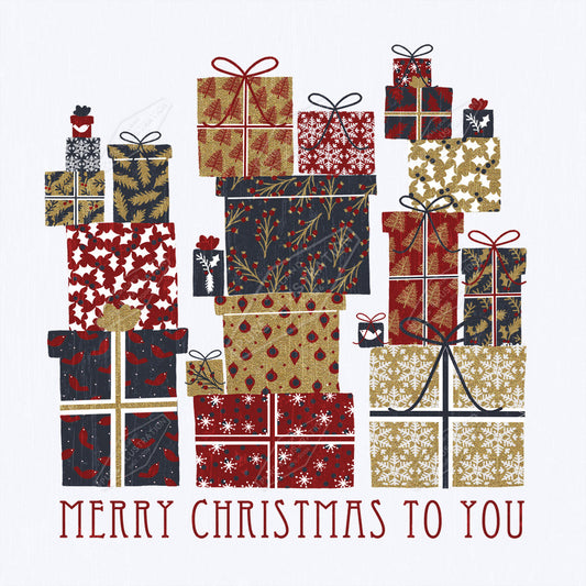 00025980SSN- Sian Summerhayes is represented by Pure Art Licensing Agency - Christmas Greeting Card Design