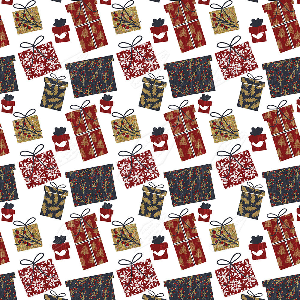 00025980SSNa- Sian Summerhayes is represented by Pure Art Licensing Agency - Christmas Pattern Design