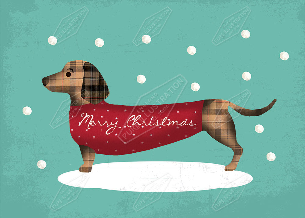 00026369DEV - Deva Evans is represented by Pure Art Licensing Agency - Christmas Greeting Card Design