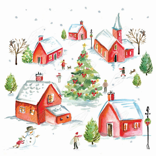 00027015DEV - Deva Evans is represented by Pure Art Licensing Agency - Christmas Greeting Card Design