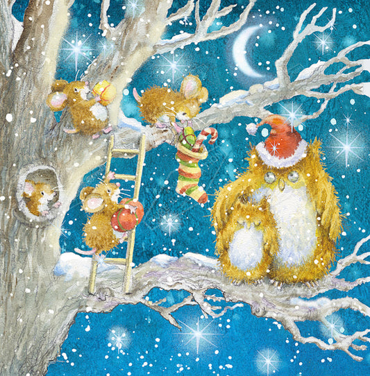 00027132JPA- Jan Pashley is represented by Pure Art Licensing Agency - Christmas Greeting Card Design