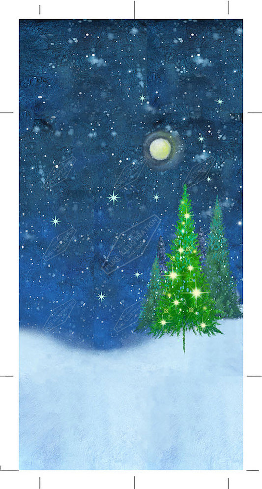 00027136JPA- Jan Pashley is represented by Pure Art Licensing Agency - Christmas Greeting Card Design