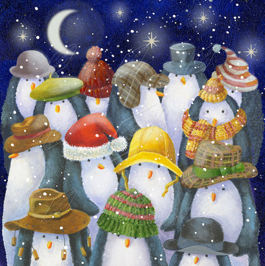00027143JPA- Jan Pashley is represented by Pure Art Licensing Agency - Christmas Greeting Card Design