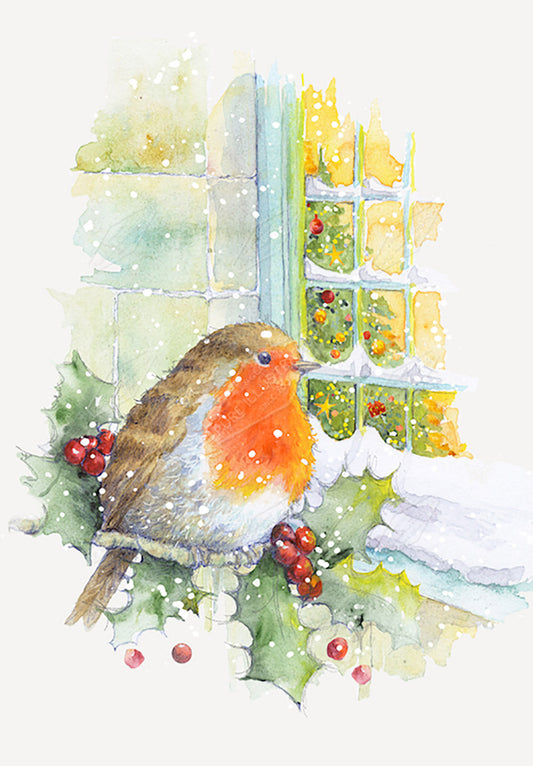 00027152JPA- Jan Pashley is represented by Pure Art Licensing Agency - Christmas Greeting Card Design