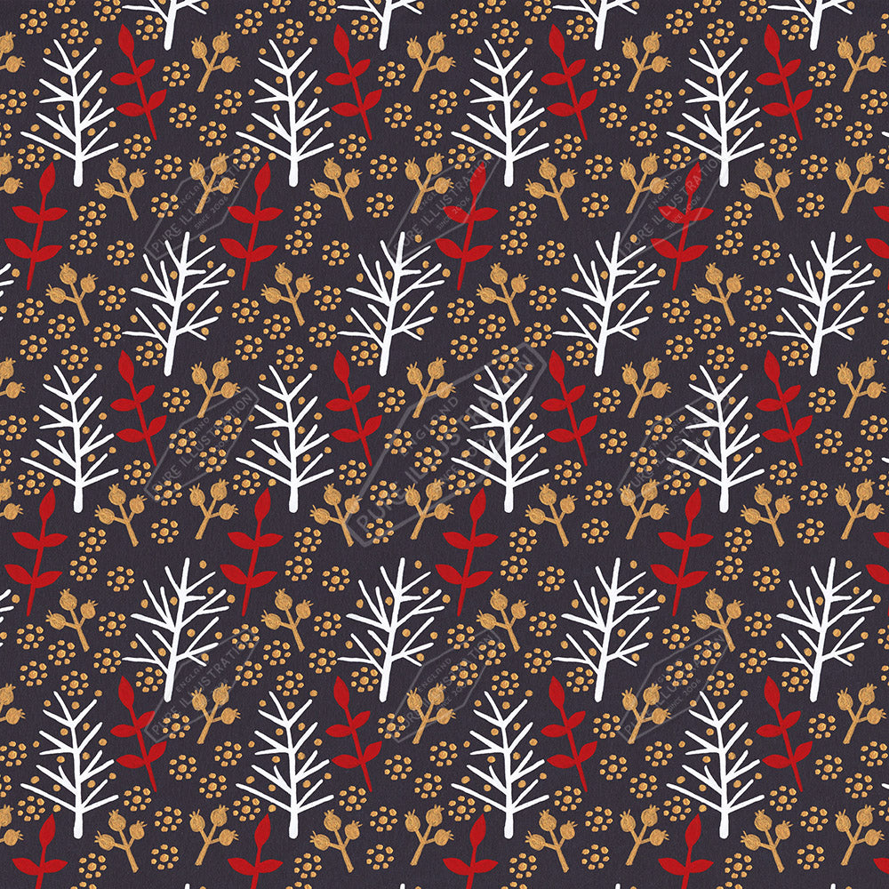 00027247SSN- Sian Summerhayes is represented by Pure Art Licensing Agency - Christmas Pattern Design