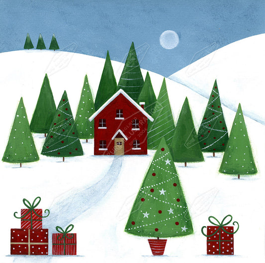 00027569AAI - Christmas Cabin by Anna Aitken - Pure Art Licensing Agency