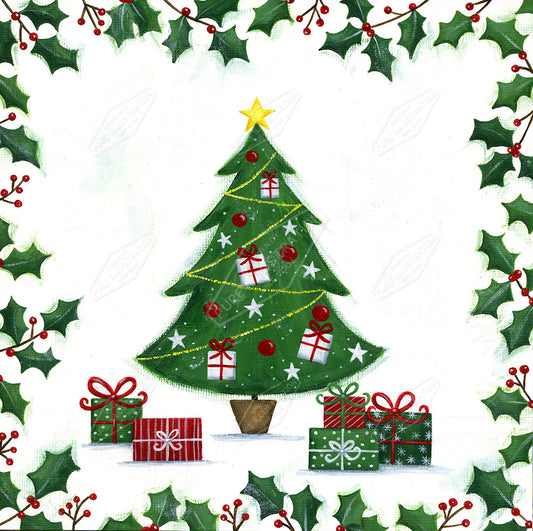 00027571AAI - Christmas Tree by Anna Aitken - Pure Art Licensing & Surface Design Agency