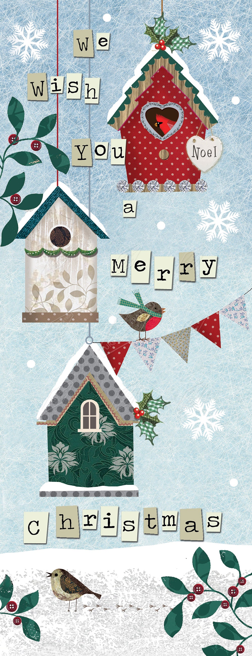 00027784DEV - Deva Evans is represented by Pure Art Licensing Agency - Christmas Greeting Card Design
