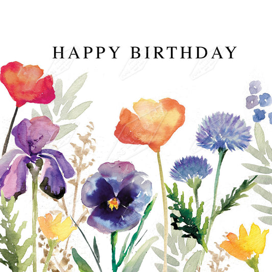 00027842DEV - Deva Evans is represented by Pure Art Licensing Agency - Birthday Greeting Card Design