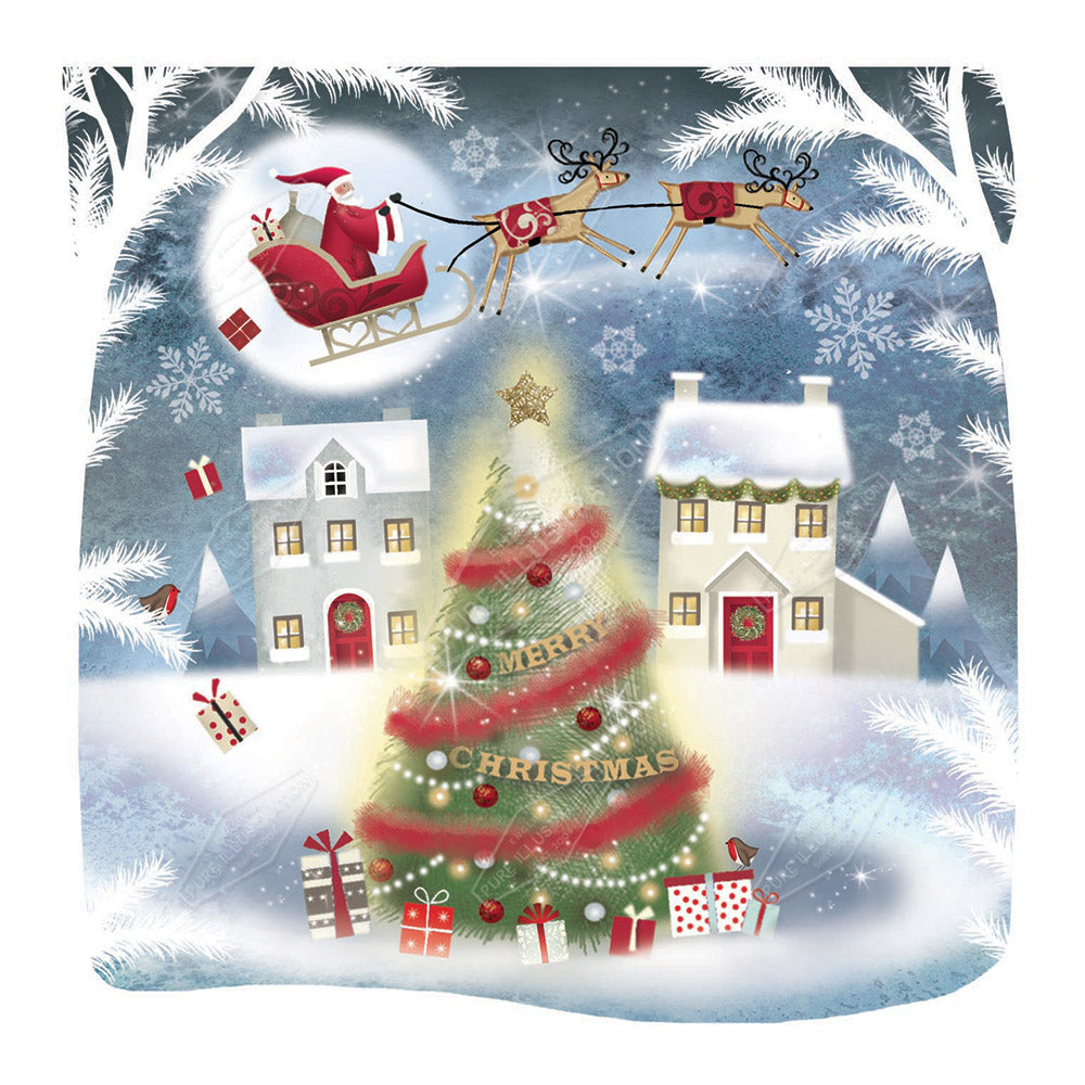 00027975DEV - Deva Evans is represented by Pure Art Licensing Agency - Christmas Greeting Card Design