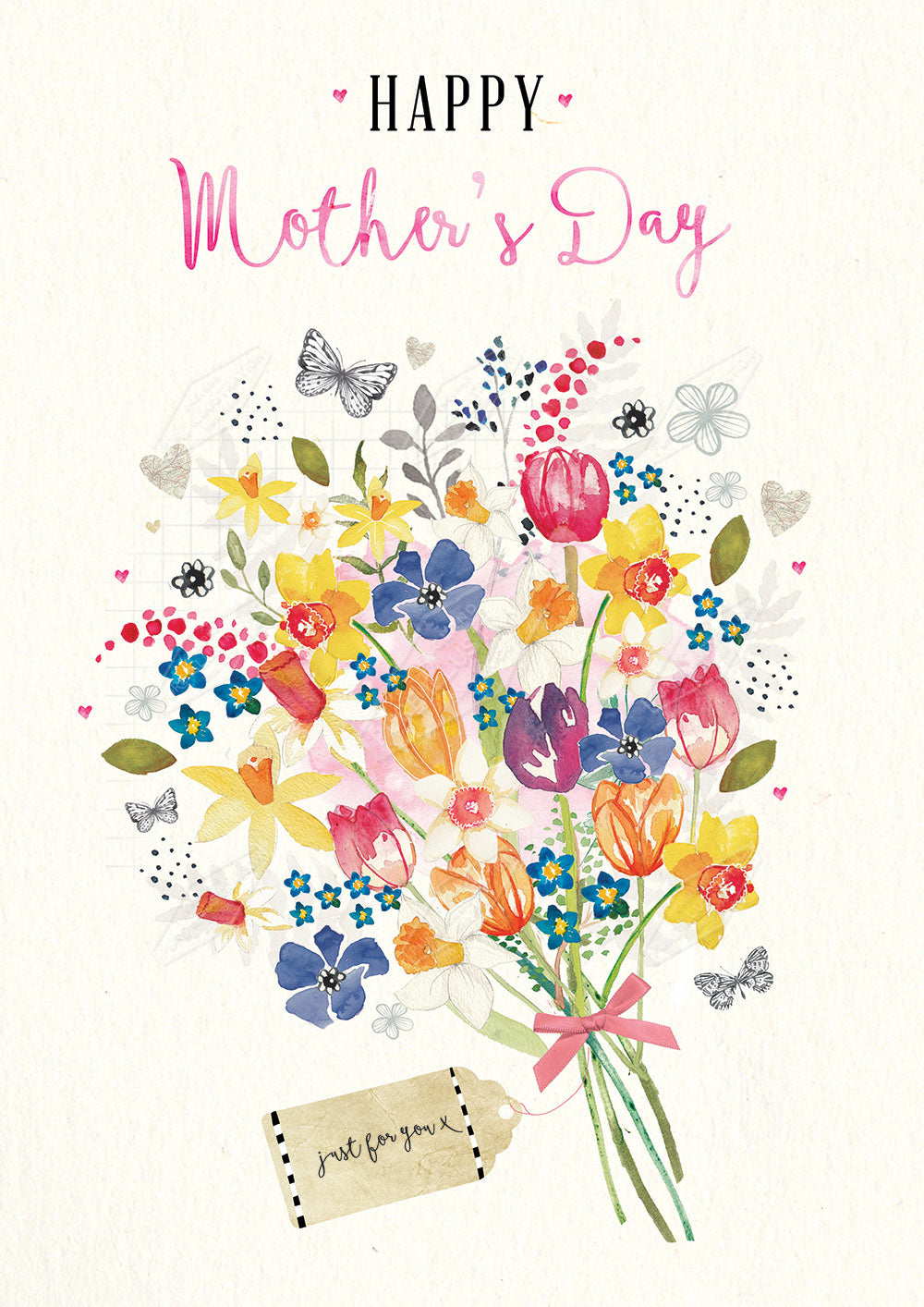 00028107EST- Emily Stalley is represented by Pure Art Licensing Agency - Mother's Day Greeting Card Design