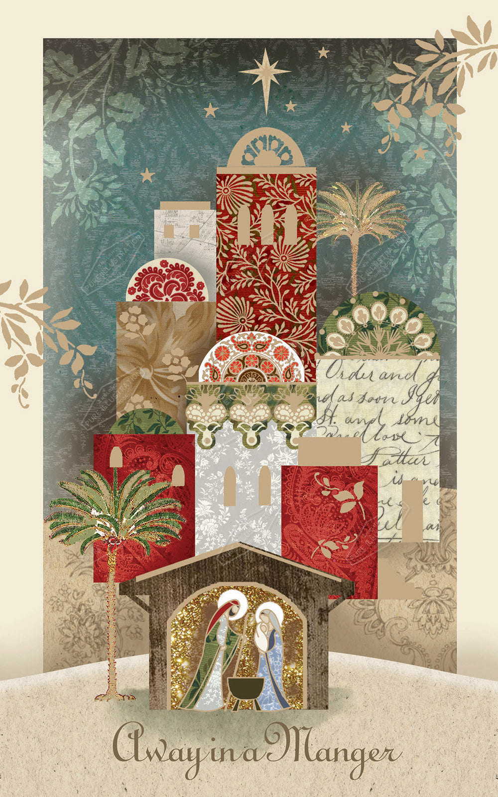 00028117DEV - Deva Evans is represented by Pure Art Licensing Agency - Christmas Greeting Card Design