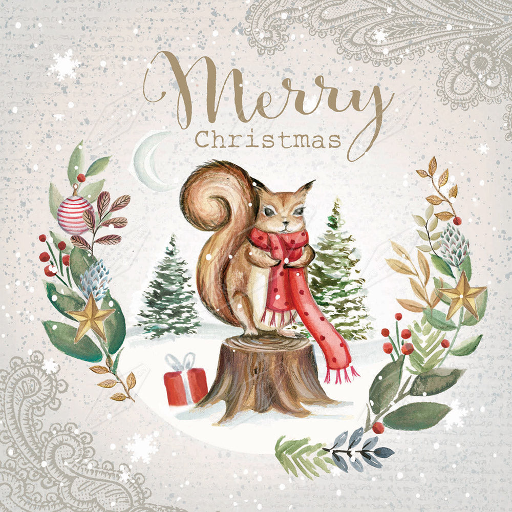 00028120DEV - Deva Evans is represented by Pure Art Licensing Agency - Christmas Greeting Card Design