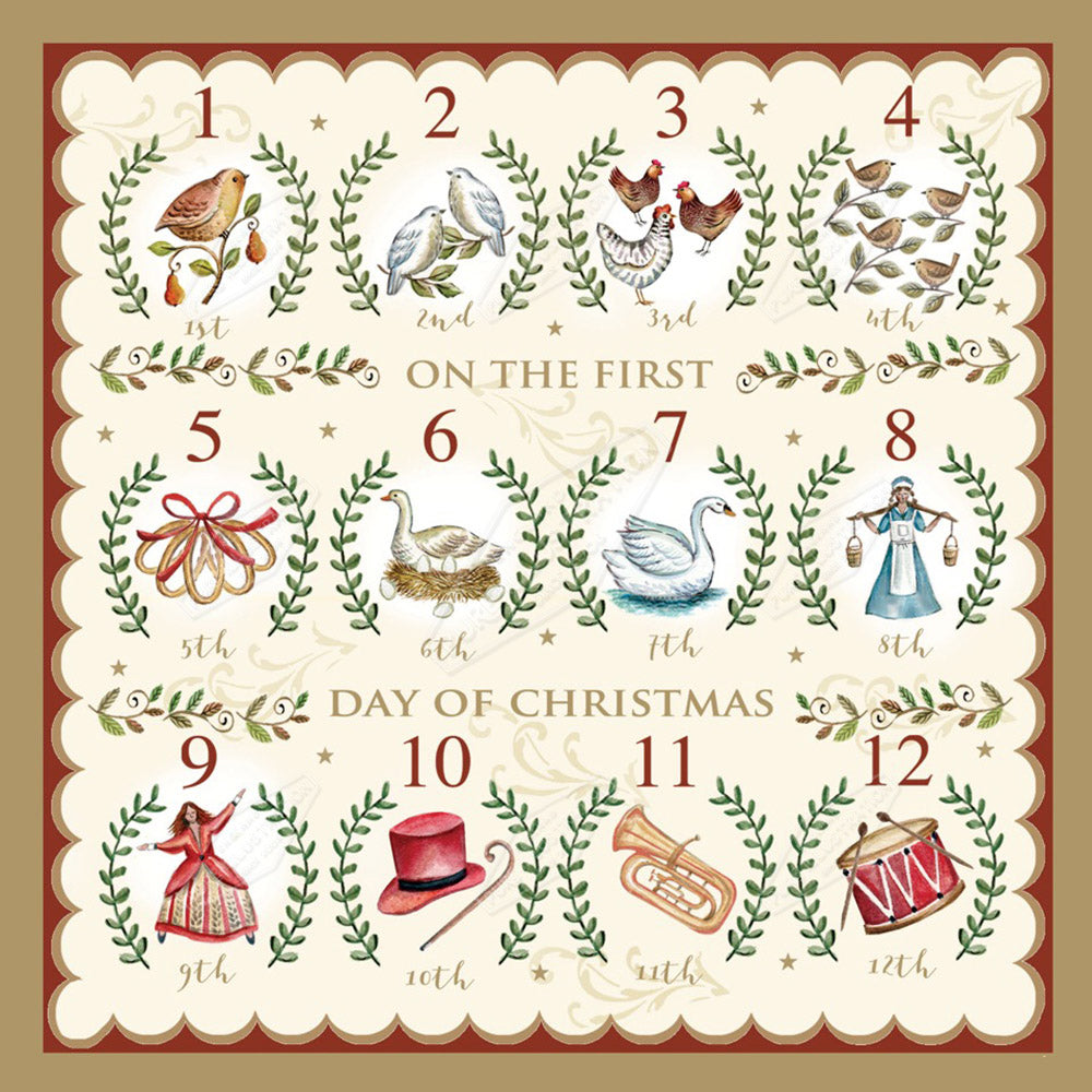 00028122DEV - Deva Evans is represented by Pure Art Licensing Agency - Christmas Greeting Card Design