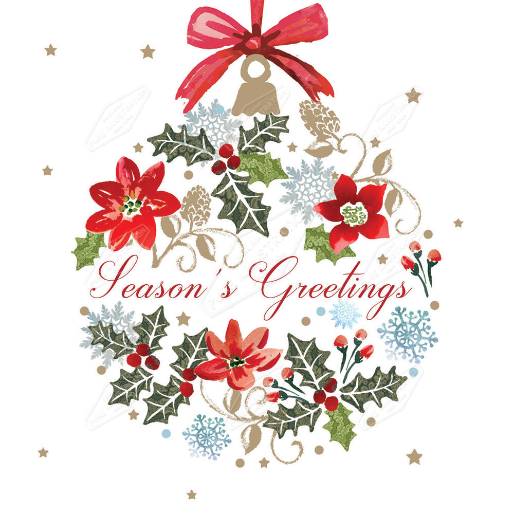 00028439DEV - Deva Evans is represented by Pure Art Licensing Agency - Christmas Greeting Card Design