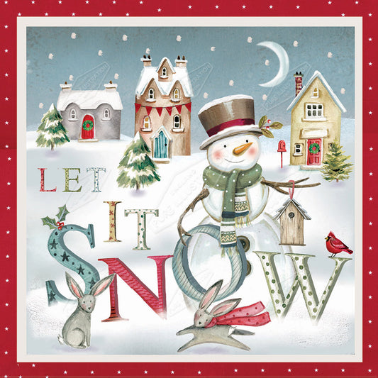 00028457DEV - Deva Evans is represented by Pure Art Licensing Agency - Christmas Greeting Card Design
