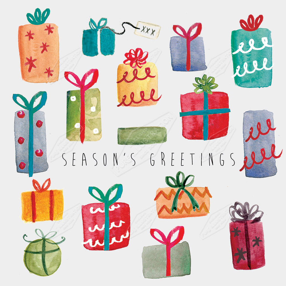 00028466DEV - Deva Evans is represented by Pure Art Licensing Agency - Christmas Greeting Card Design