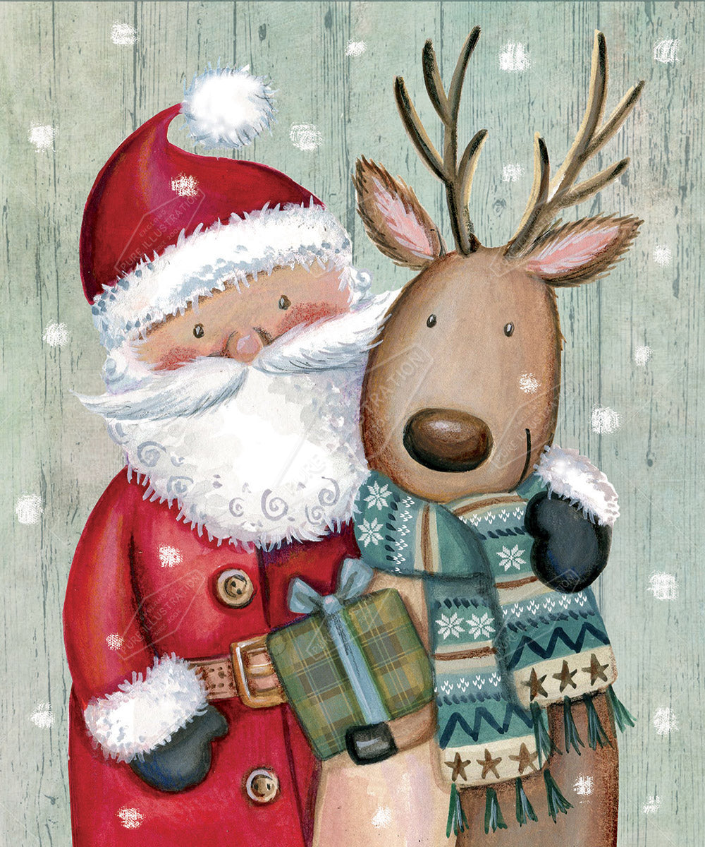 00028507DEV - Deva Evans is represented by Pure Art Licensing Agency - Christmas Greeting Card Design
