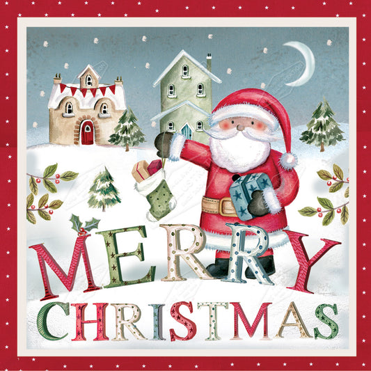 00028516DEV - Deva Evans is represented by Pure Art Licensing Agency - Christmas Greeting Card Design
