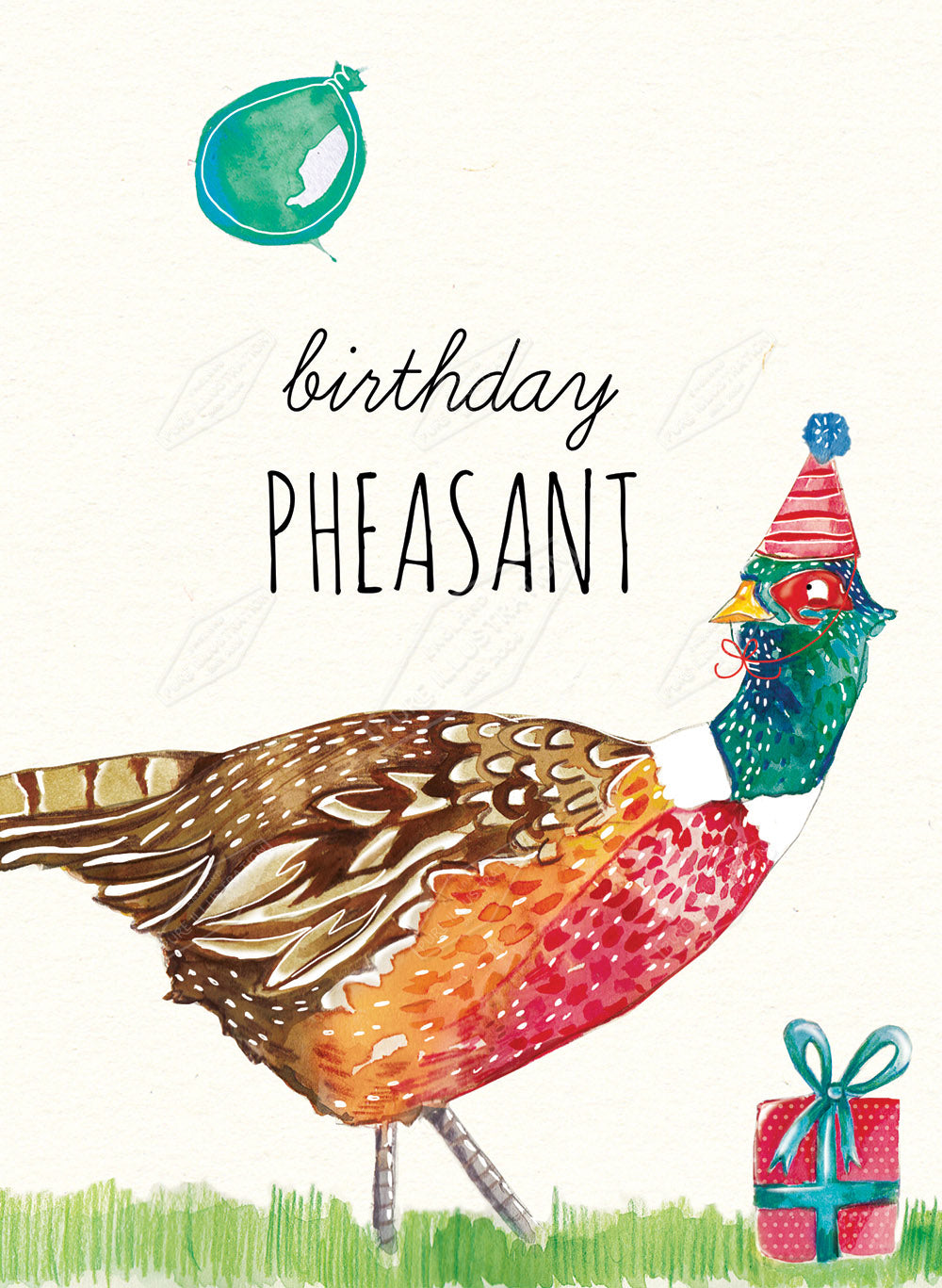 00028550EST- Emily Stalley is represented by Pure Art Licensing Agency - Birthday Greeting Card Design