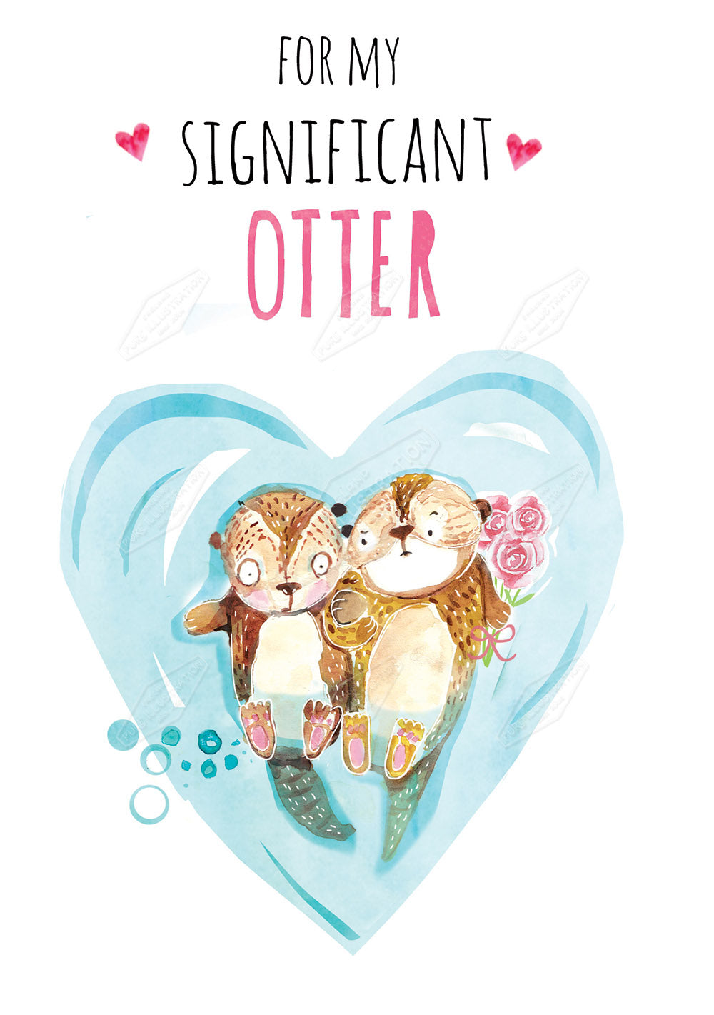 00028559EST- Emily Stalley is represented by Pure Art Licensing Agency - Valentine's Greeting Card Design