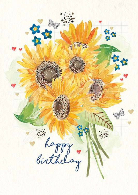 00028702EST- Emily Stalley is represented by Pure Art Licensing Agency - Birthday Greeting Card Design
