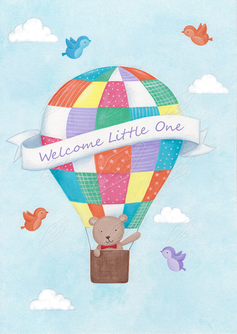 00028808AAI - New Baby Baloon by Anna Aitken - Pure Art Licensing Agency