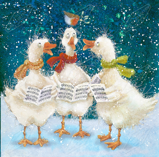00029182JPA- Jan Pashley is represented by Pure Art Licensing Agency - Christmas Greeting Card Design