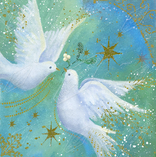 00029183JPA- Jan Pashley is represented by Pure Art Licensing Agency - Christmas Greeting Card Design