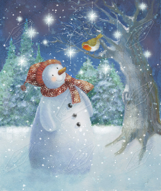 00029191JPA- Jan Pashley is represented by Pure Art Licensing Agency - Christmas Greeting Card Design