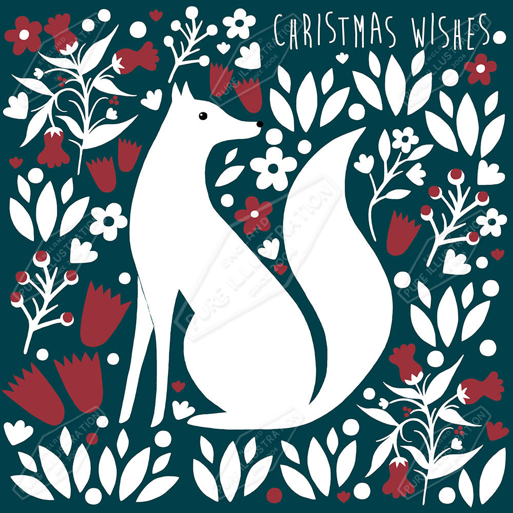 00029263SSN- Sian Summerhayes is represented by Pure Art Licensing Agency - Christmas Greeting Card Design
