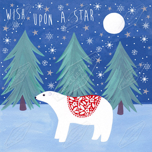 00029268SSN- Sian Summerhayes is represented by Pure Art Licensing Agency - Christmas Greeting Card Design