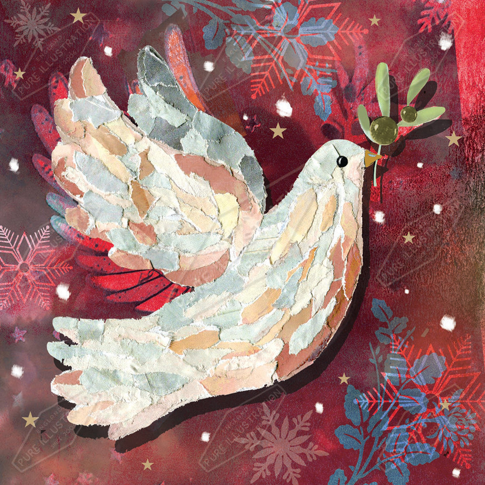 00029273DEV - Deva Evans is represented by Pure Art Licensing Agency - Christmas Greeting Card Design