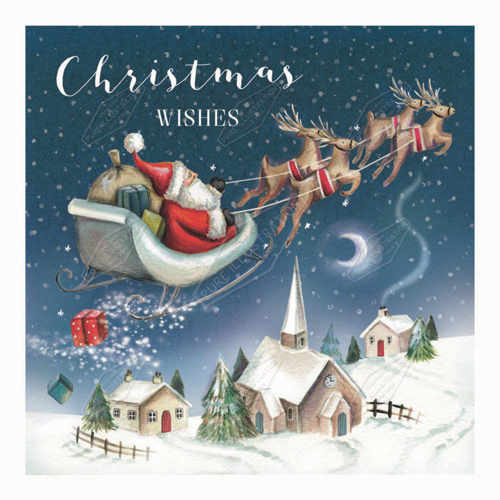 00029278DEV - Deva Evans is represented by Pure Art Licensing Agency - Christmas Greeting Card Design