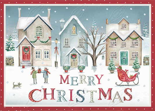 00029390DEV - Deva Evans is represented by Pure Art Licensing Agency - Christmas Greeting Card Design