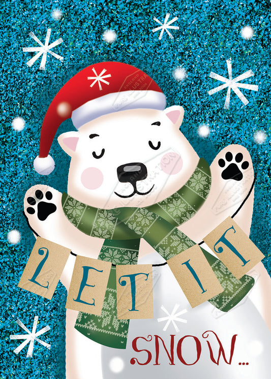 00029445DEV - Deva Evans is represented by Pure Art Licensing Agency - Christmas Greeting Card Design