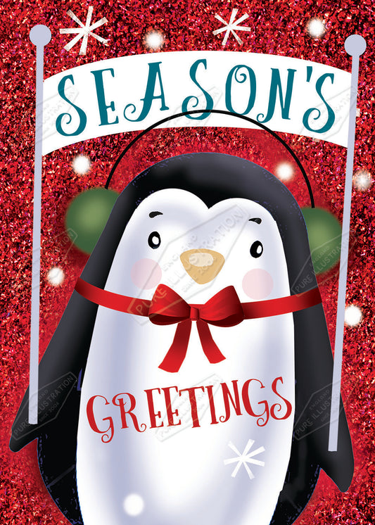 00029447DEV - Deva Evans is represented by Pure Art Licensing Agency - Christmas Greeting Card Design