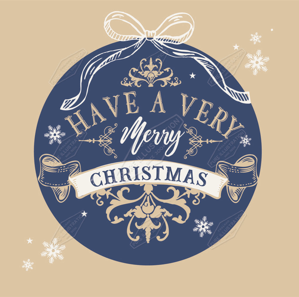 00029458DEV - Deva Evans is represented by Pure Art Licensing Agency - Christmas Greeting Card Design