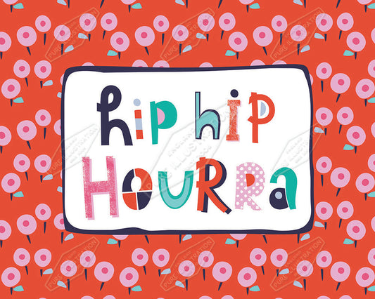 Hip Hip Hourra Design by Gill Eggleston for Pure Art Licensing Agency & Surface Design Studio