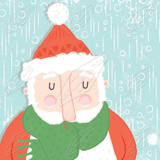 Father Christmas by Gill Eggleston for Pure Art Licensing Agency & Surface Design Studio