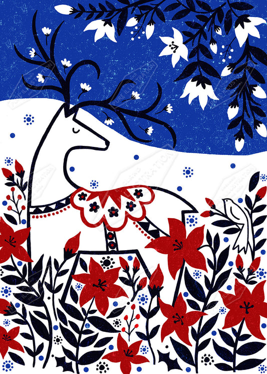 00029549SSN- Sian Summerhayes is represented by Pure Art Licensing Agency - Christmas Greeting Card Design