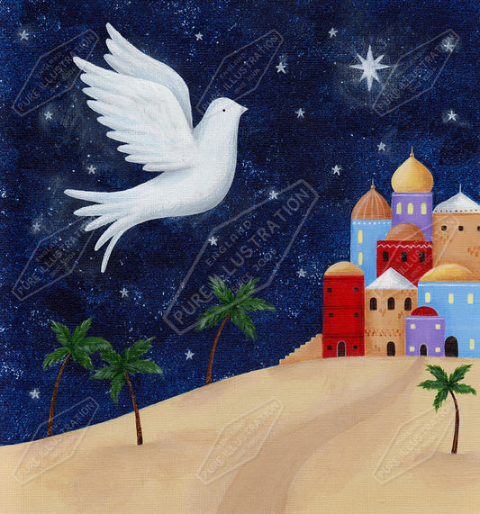 00029562AAI - Bethlehem Dove by Anna Aitken - Pure Art Licensing & Surface Pattern Agency