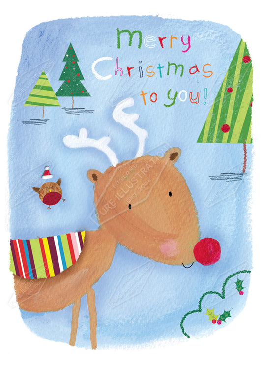00029571CRE - Christmas Reindeer by Cory Reid - Pure Art Licensing Agency