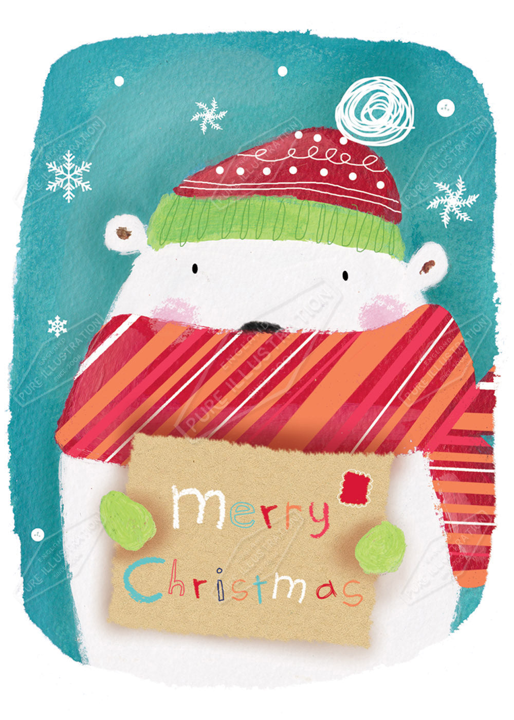 Polar Bear Christmas Design by Cory Reid - Pure Art Licensing Agency