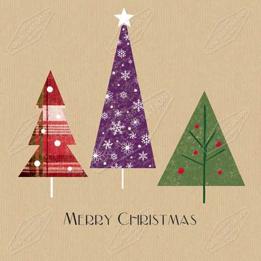 Christmas Trees design by Cory Reid for Pure Art Licensing Agency