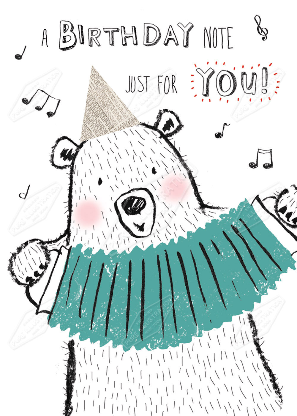 Birthday Daddy Bear Greeting Card Design by Cory Reid for Pure art Licensing Agency & Surface Design Studio