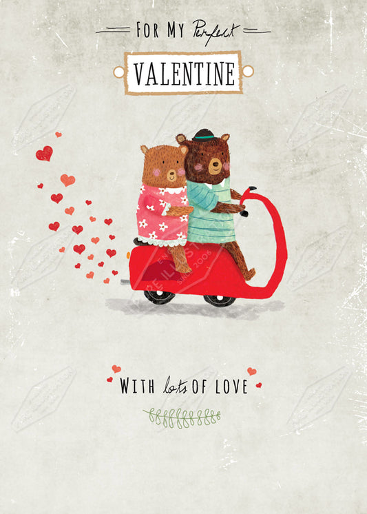 Valentines Greeting Card Design by Cory Reid for Pure art Licensing Agency & Surface Design Studio