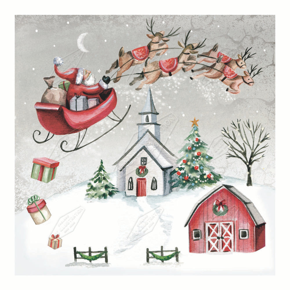 00029666DEV - Deva Evans is represented by Pure Art Licensing Agency - Christmas Greeting Card Design