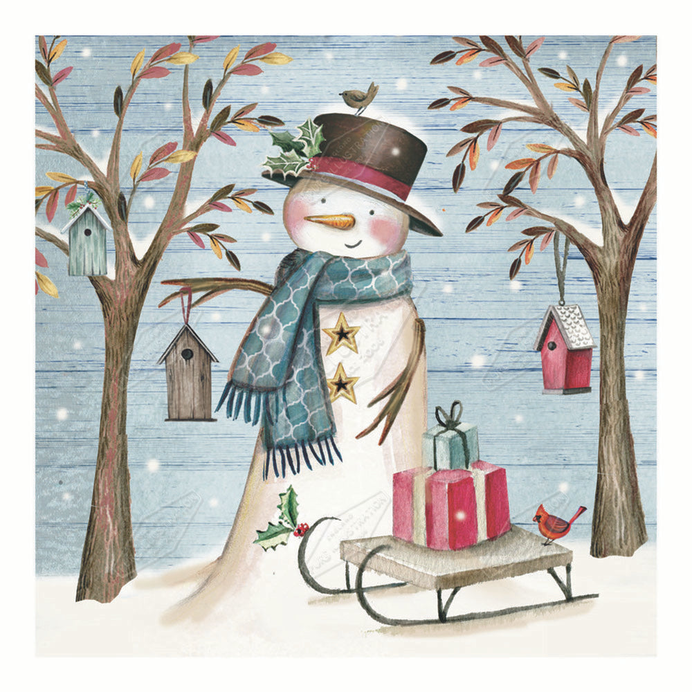 00029671DEV - Deva Evans is represented by Pure Art Licensing Agency - Christmas Greeting Card Design